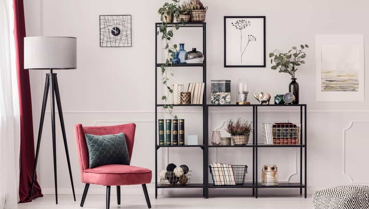 Plants decorating on shelves - EntirelyEco